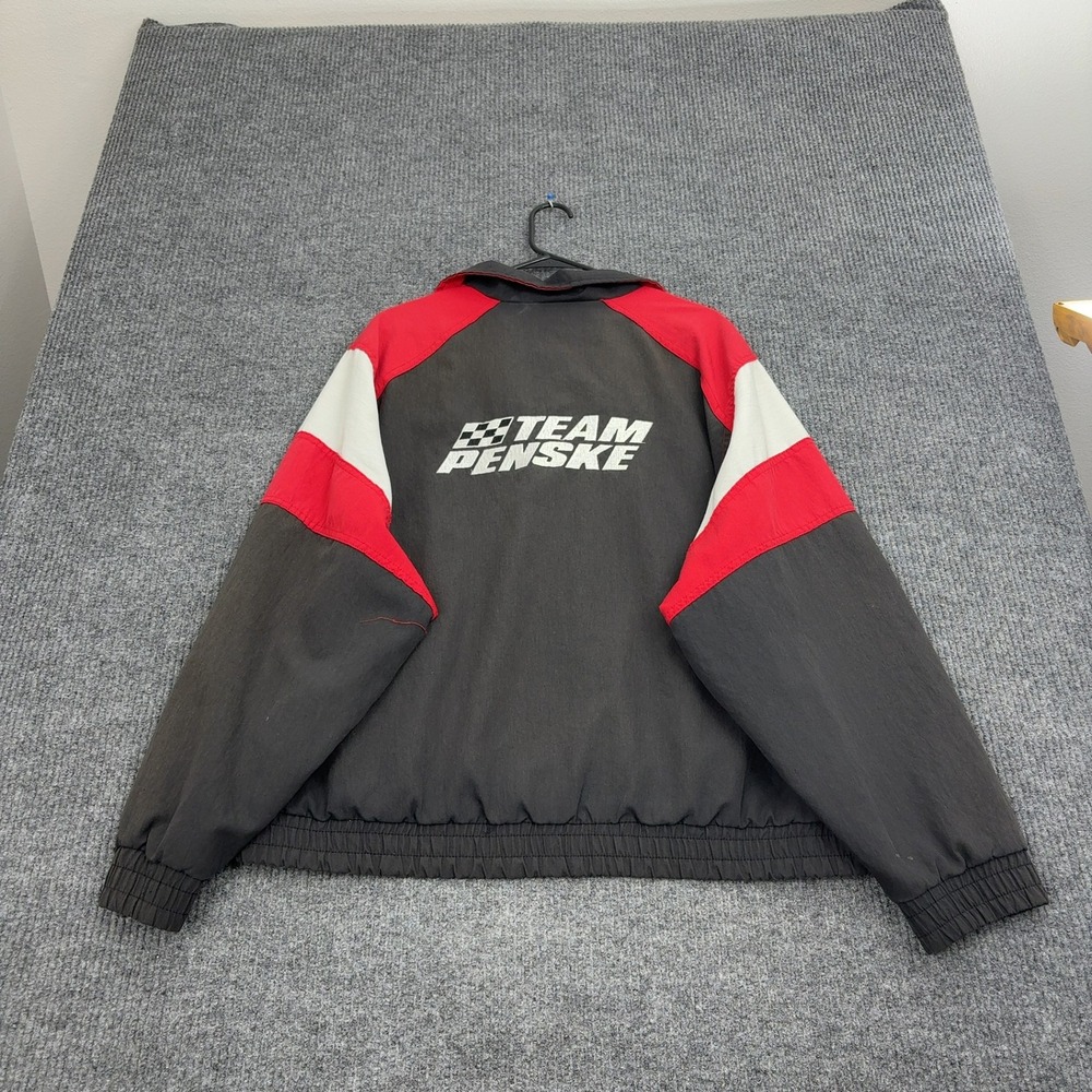 Vintage Team Penske California Imperial Jacket XL Black Red Colorblock Racing - Picture 7 of 11
